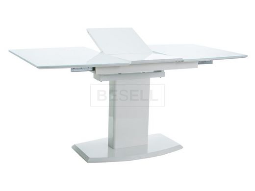 Стол обеденный AUSTIN Signal 120(160)X80 Белый реальная фотография