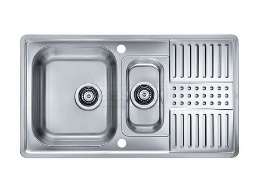 Подвійна кухонна мийка PIXEL 40 Alveus 88x50x19 Мікродекор