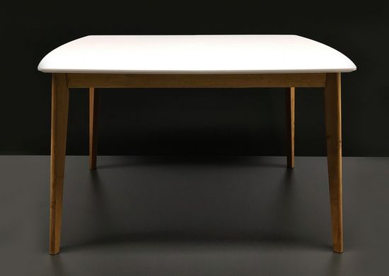 Стол обеденный EXEN Intarsio 120x80 Белый реальная фотография