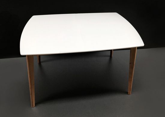 Стол обеденный EXEN Intarsio 120x80 Белый реальная фотография
