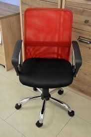 Компьютерное кресло TONY Halmar Красный реальная фотография