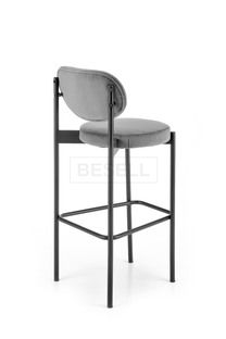 Полубарный стул H-108 Halmar Серый реальная фотография