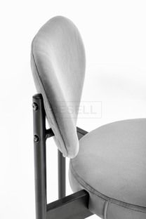 Напівбарний стілець H-108 Halmar Сірий жива фотографія