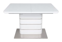 Стол обеденный RICHMOND Nicolas 120(160)X80 Белый реальная фотография