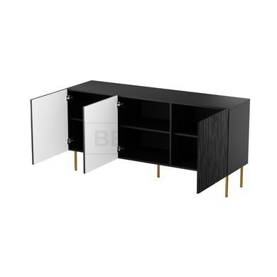 Комод JUNGLE Cama 152 Черный мат реальная фотография