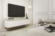 Тумба под телевизор навесная Perfect Home Оро/Oro 2-дверная RTV135 MDF Белый реальная фотография