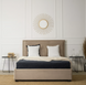 Кровать ANDRE Velvet Mebel Elite 140x200 см Беж