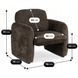 Кресло для отдыха TOGO Mebel Elite Armchair Brown